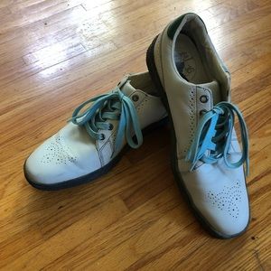 John Fluevog white loafers